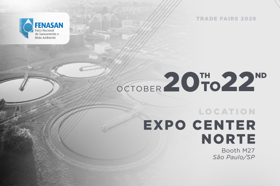 Technologies for more efficiency in Water and Wastewater at FENASAN 2026